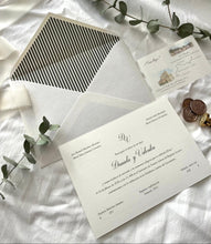 Cargar imagen en el visor de la galería, Invitación boda clásica