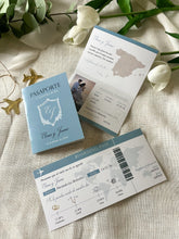 Cargar imagen en el visor de la galería, Invitación boda pasaporte