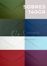 Cargar imagen en el visor de la galería, Sobres invitaciones de boda