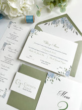 Cargar imagen en el visor de la galería, Invitación boda Hortensias