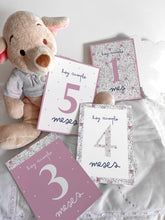 Cargar imagen en el visor de la galería, Cumple mes bebé Tarjetas fotos