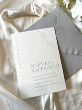 Cargar imagen en el visor de la galería, Invitación boda minimalista