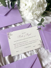 Cargar imagen en el visor de la galería, Invitación boda flores hortensias