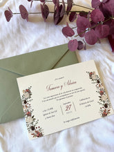 Cargar imagen en el visor de la galería, Invitación boda otoño