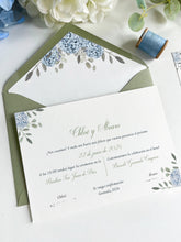 Cargar imagen en el visor de la galería, Invitación boda Hortensias