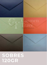 Cargar imagen en el visor de la galería, Sobres invitaciones de boda