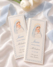 Cargar imagen en el visor de la galería, Recordatorios de Bautizo y Comunión con Virgen María
