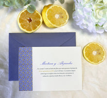 Cargar imagen en el visor de la galería, Invitaciones boda azulejo Portugal