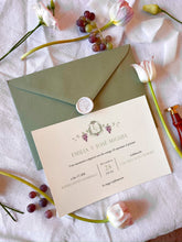Cargar imagen en el visor de la galería, Invitación boda Vid uva