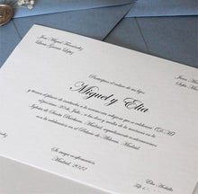 Cargar imagen en el visor de la galería, Invitación boda clásica