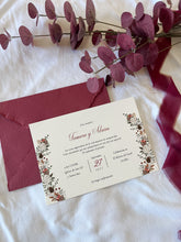 Cargar imagen en el visor de la galería, Invitación boda otoño
