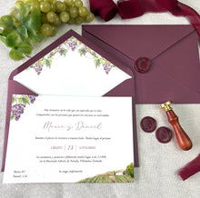 Cargar imagen en el visor de la galería, Invitación boda Viñedos
