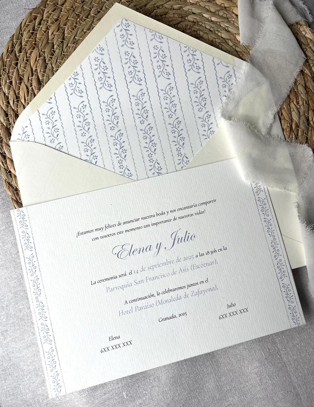Invitación boda Ana