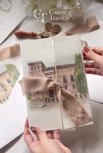 Cargar imagen en el visor de la galería, Invitacion boda Tríptico
