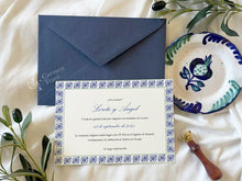 Cargar imagen en el visor de la galería, Invitación boda fajalauza granadina
