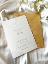 Cargar imagen en el visor de la galería, Invitación boda minimalista
