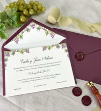 Cargar imagen en el visor de la galería, Invitación boda Viñedos
