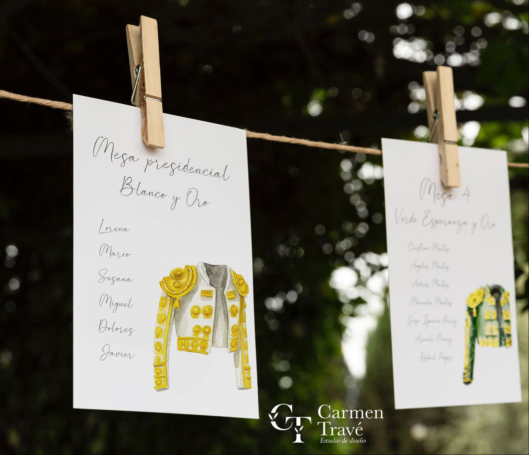 Seating y meseros Chaquetas Torero