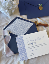 Cargar imagen en el visor de la galería, Invitaciones boda azulejo Portugal
