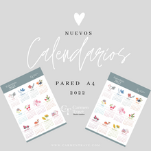 Cargar imagen en el visor de la galería, Calendario Pared 2022
