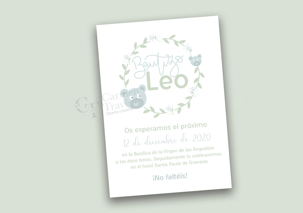 Invitación Colección Leo