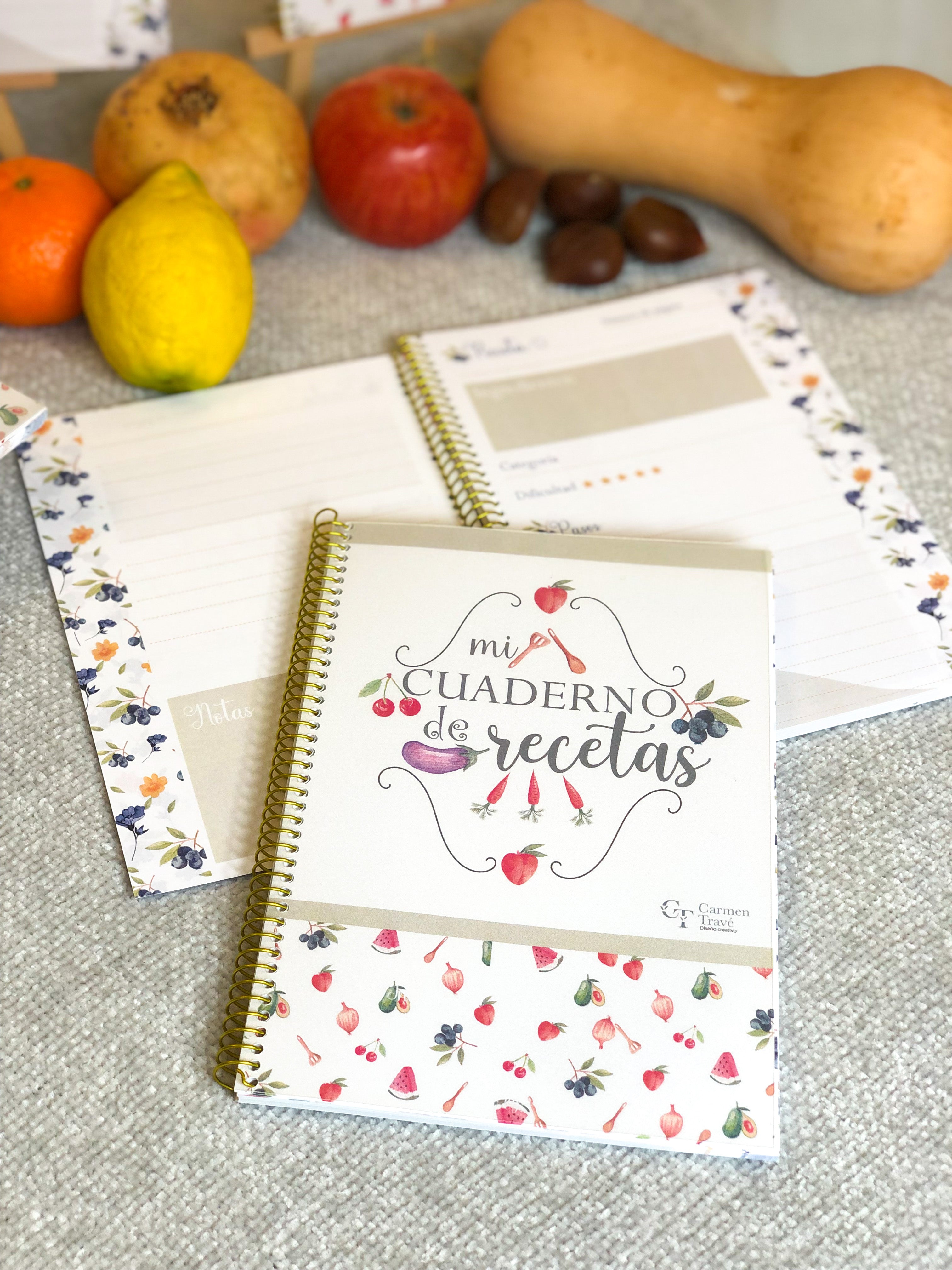 Mi Cuaderno De Recetas Carmentrave